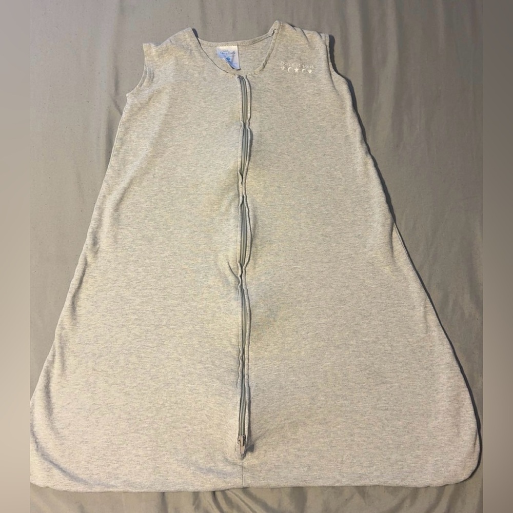 Halo Baby Sleep Sack Gray Wearable Blanket Size Large 12-18 Months 100% Cotton